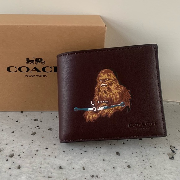 Star Wars X Coach 3-In-1 Wallet W/ Chewbacca 3in1 - Picture 2 of 8